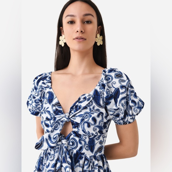 CLEOBELLA 100% Organic Cotton Reza Midi Dress Size M NWT - Picture 2 of 12